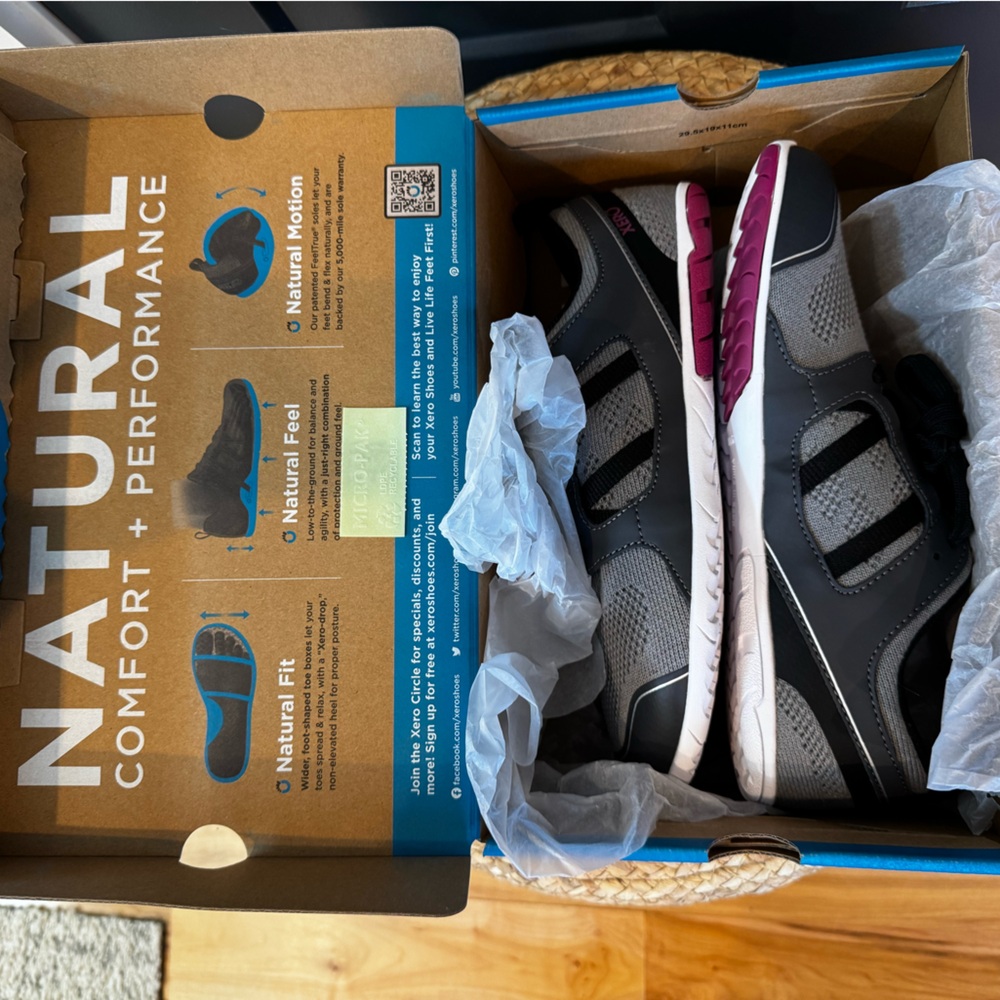 Women's Gray Athletic Walking Sneakers - Lightweight Comfort - Picture 3 of 5